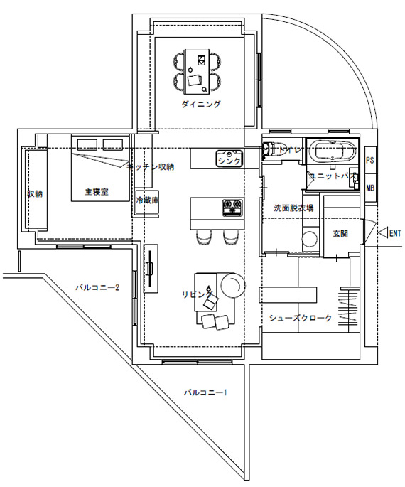 新間取り