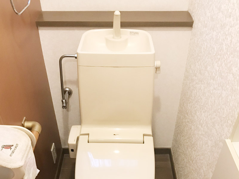 水漏れのトイレが綺麗になりました。